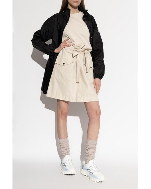 Moncler Natural Dress With Pockets