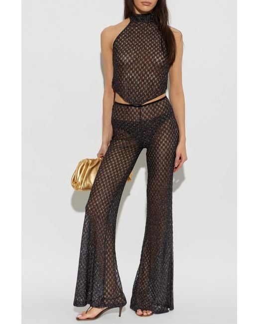 Missoni Black Top With Lurex Thread