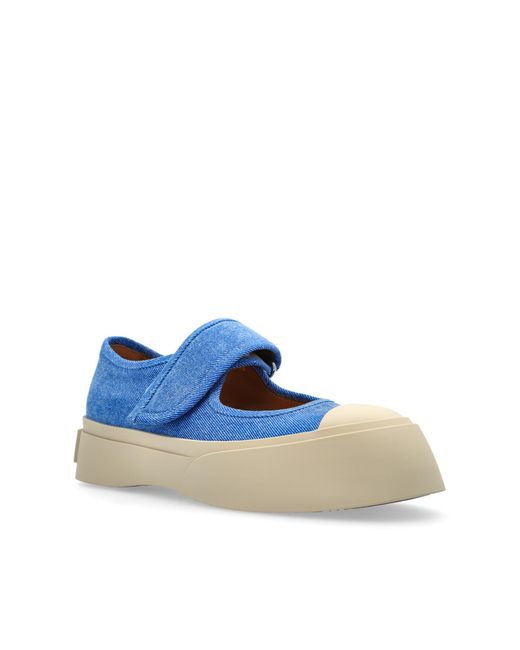 Marni Blue Platform Sneakers