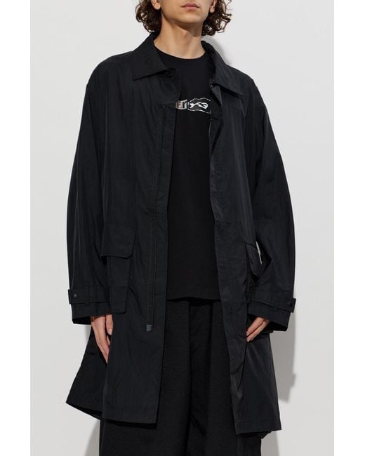 Y-3 Blue Jacket With Pockets