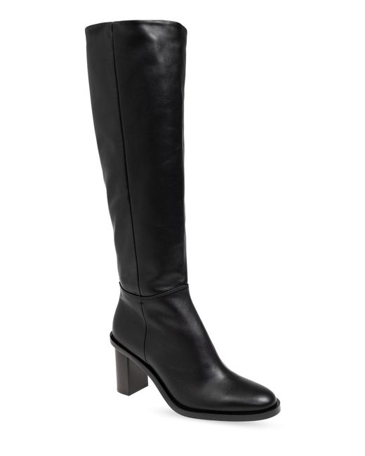 Max Mara Black Leather Boots
