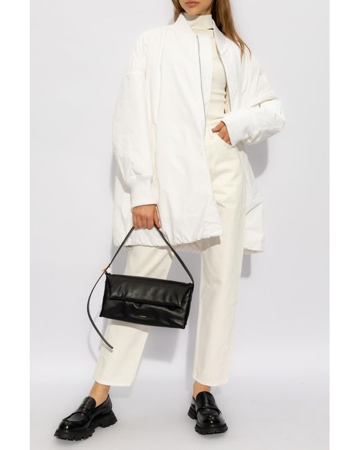 Jil Sander White High-Waisted Jeans