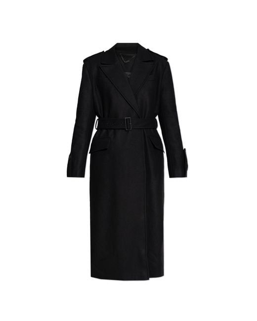 AllSaints Black Coat Augusta