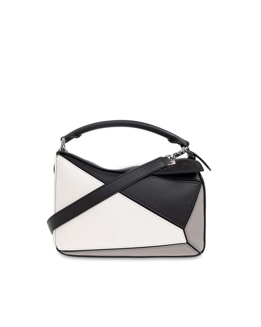 Loewe Black Hand Bag `puzzle Small`,