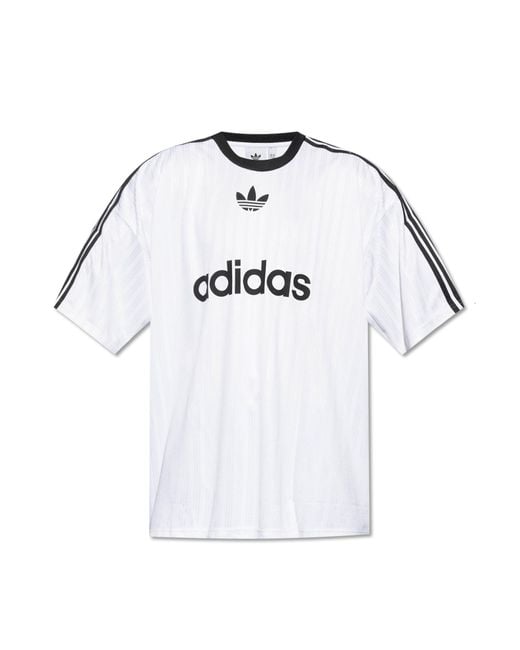 Adidas Originals Black T-Shirt With Logo for men