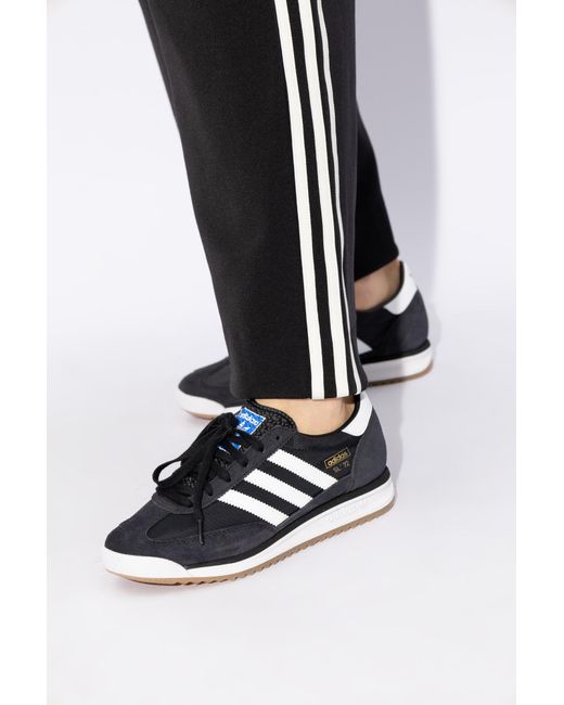 Adidas Originals Black 'sl 72 Rs' Sneakers,