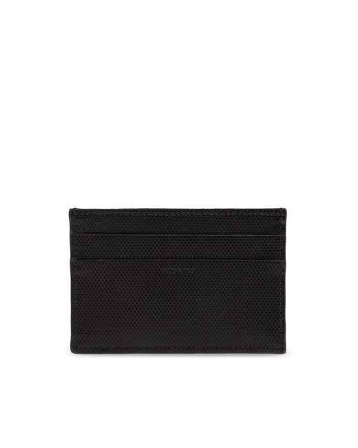 Paul Smith Black Leather Card Holder for men