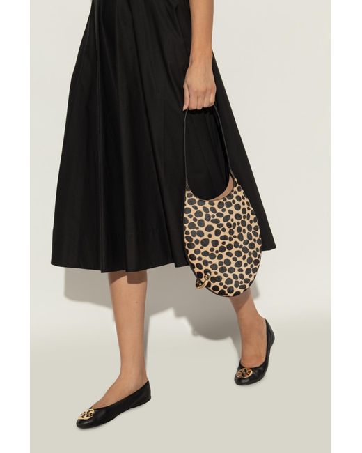 Tory Burch Black Shoulder Bag "Pierced"