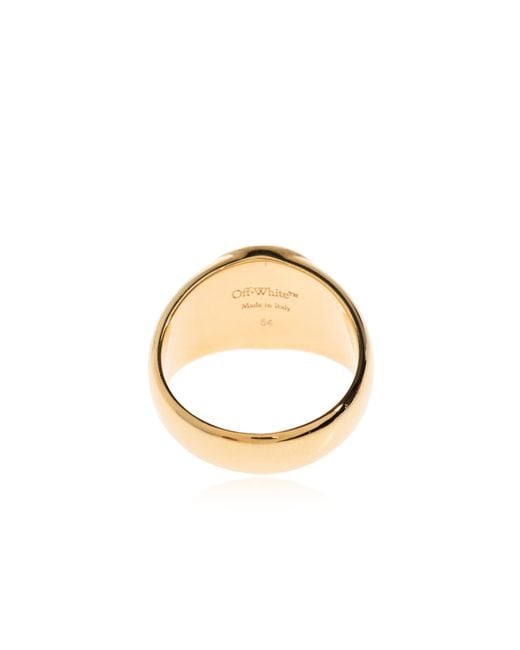 Off-White c/o Virgil Abloh Metallic Brass Ring