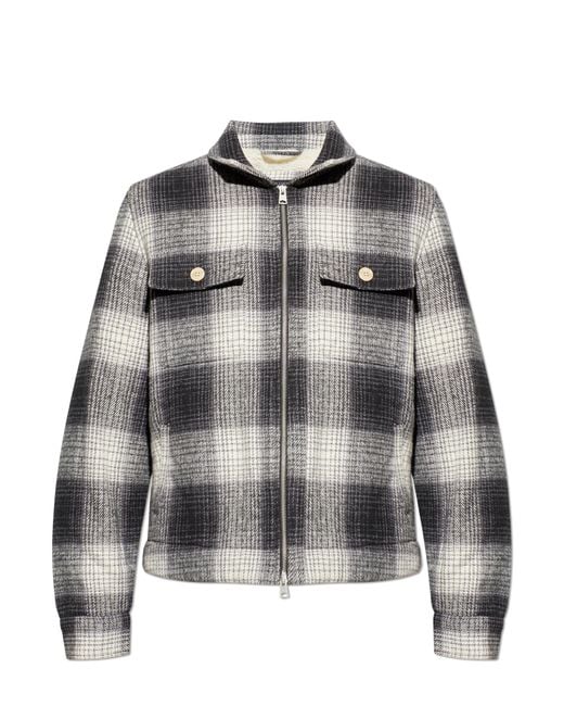 AllSaints Gray Insulated Jacket "Matheson" for men