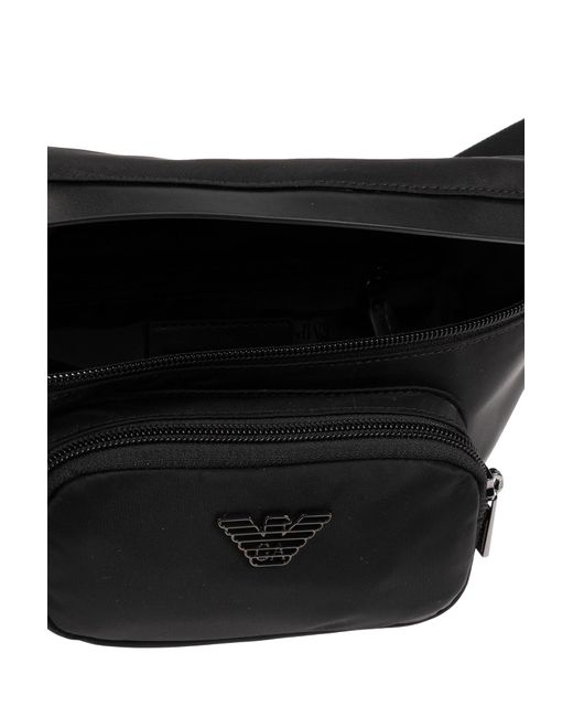 Emporio Armani Blue ‘Sustainability’ Collection Belt Bag for men