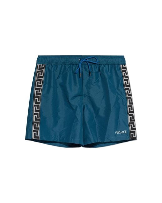 Versace Blue Swim Shorts for men