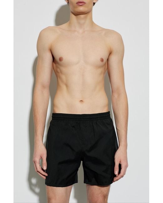 Balmain Black Swim Shorts for men