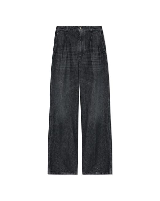 Maison Margiela Black Wide-Leg Jeans for men