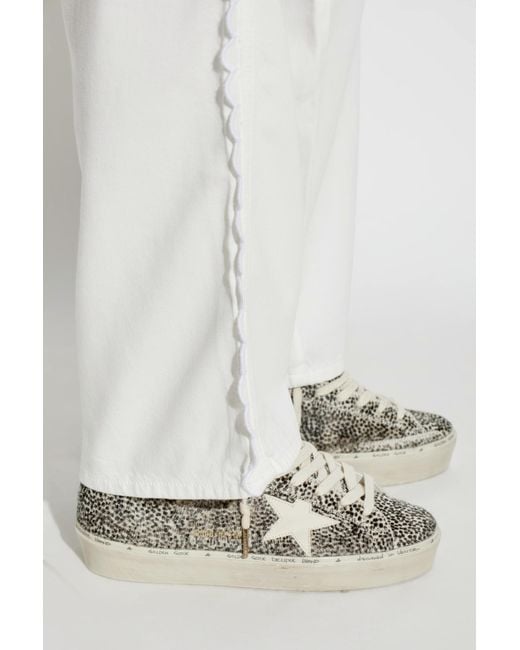 Golden Goose Deluxe Brand Natural 'Hi Star' Sports Shoes