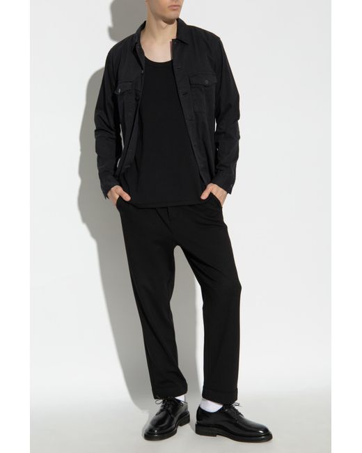 AllSaints Black Shirt Spotter for men