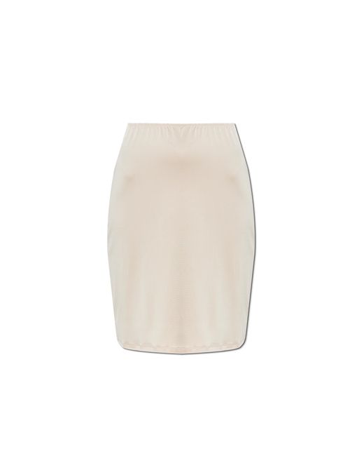 Hanro White Satin Half Slip