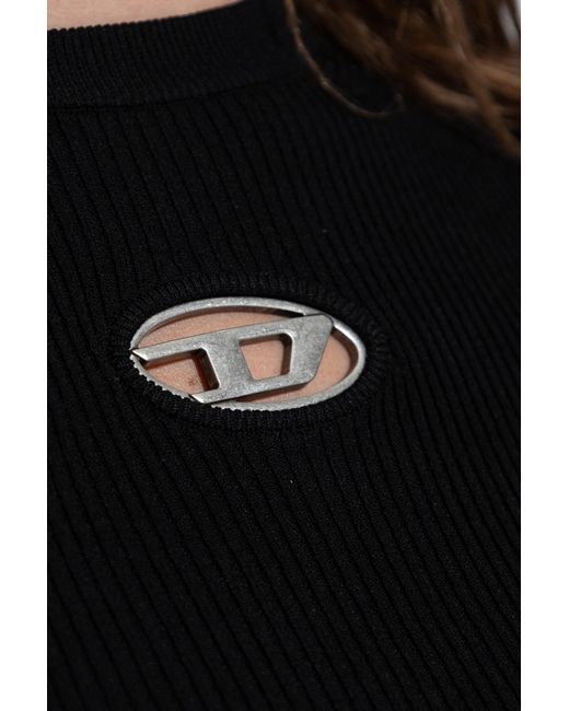 DIESEL Black Sweater `M-Valari`