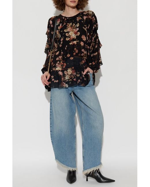 AllSaints Black Top 'Lissie'