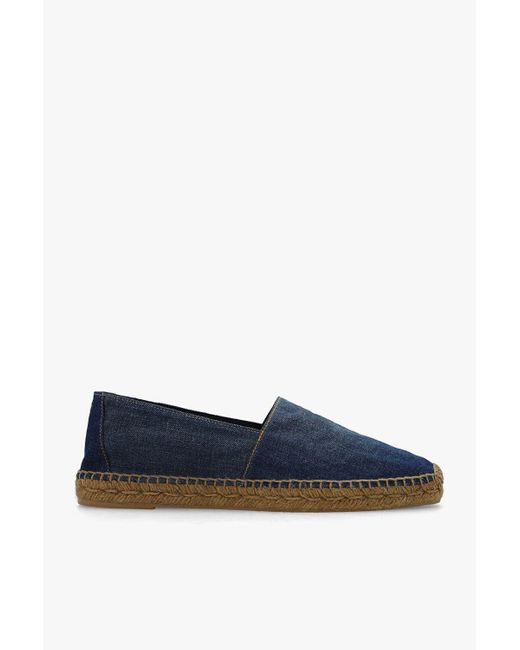 Saint Laurent Denim Espadrilles in Blue for Men | Lyst