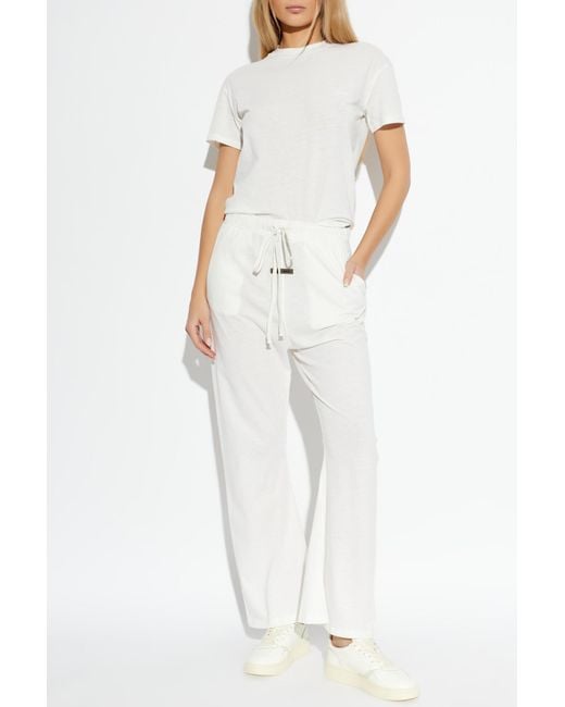 Fear Of God White T-Shirt With Logo