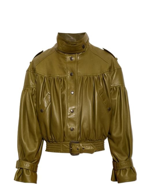 Chloé Green Leather Jacket