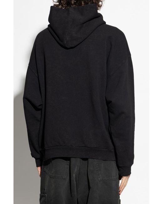 Balenciaga Black Sweatshirt With Print for men