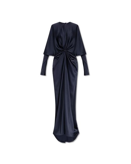 Stella McCartney Blue Dress With A Waist Cut-Out