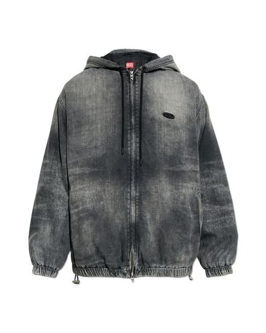 DIESEL Gray Light Jacket "D-Offy-S"