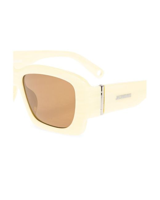 Jacquemus White Sunglasses