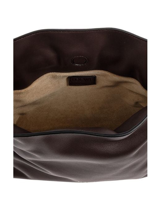 Loewe Brown Shoulder Bag 'Flamenco Mini'