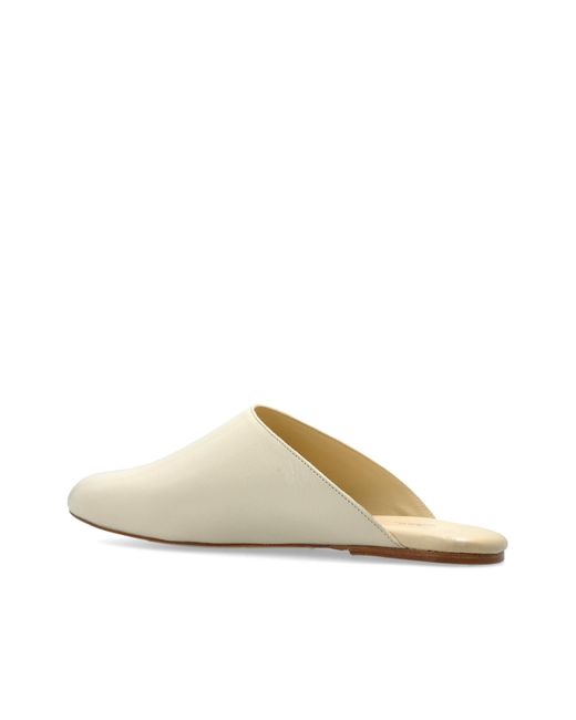 A.P.C. Natural Leather Slides