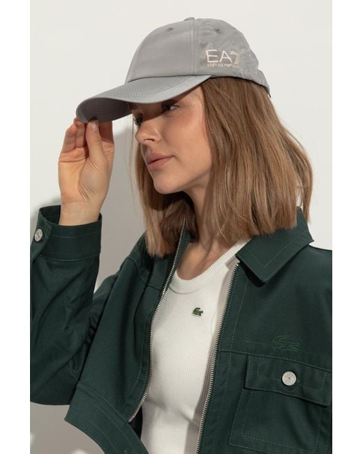 EA7 Gray Baseball Cap