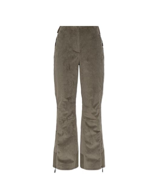 Sease Gray Ribbed Ski Trousers "Akuna"