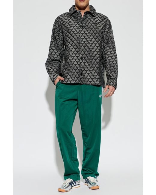 Adidas Originals Green Sweatpants With Logo for men