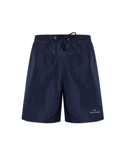 Paul & Shark Blue Swim Shorts for men