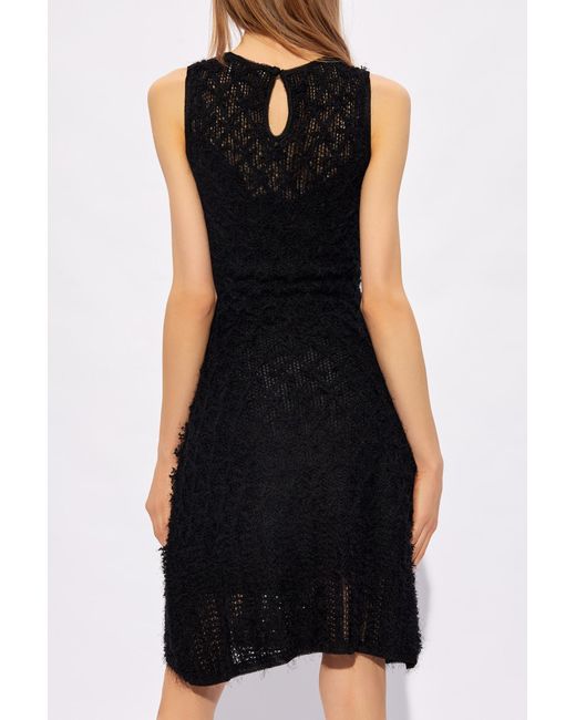 Chloé Black Flared Mini Dress,