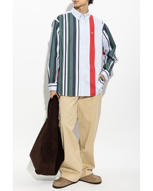 Loewe Multicolor Striped Pattern Shirt for men