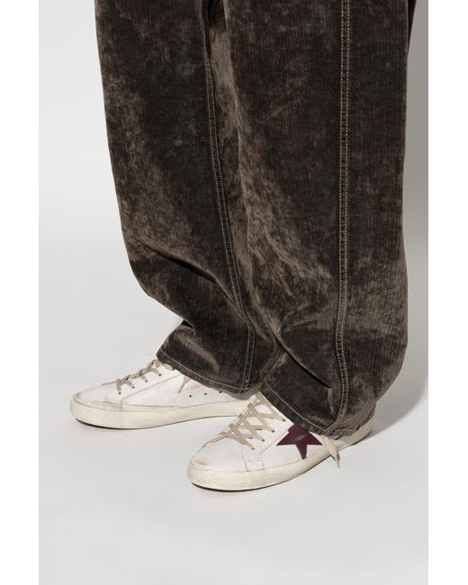 Golden Goose Deluxe Brand White 'Super-Star' Sports Shoes for men