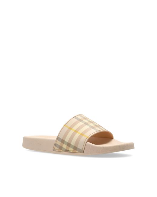 Burberry Natural Rubber Flip-Flops
