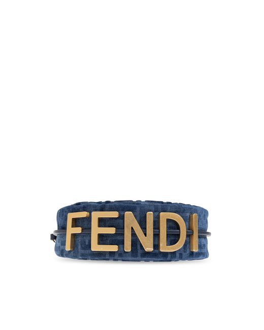 Fendi Blue Shoulder Bag 'Graphy Mini'