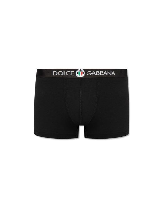 Dolce & Gabbana Black Cotton Boxers for men