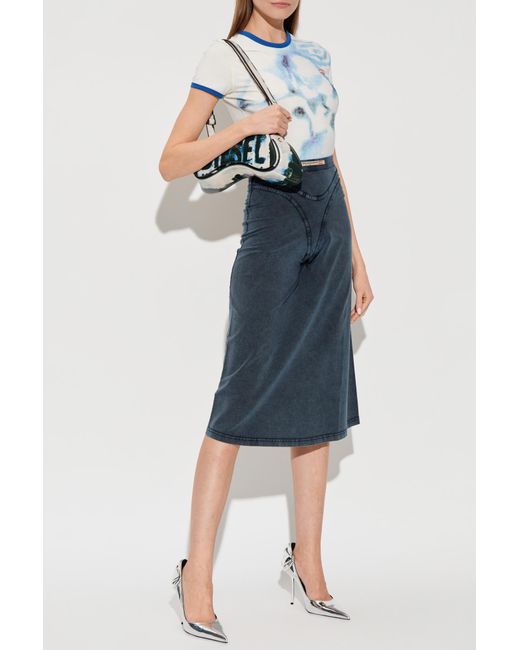 DIESEL Blue Skirt 'O-Alline'