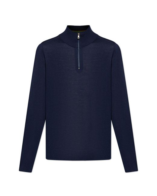 Paul Smith Black Wool Sweater for men