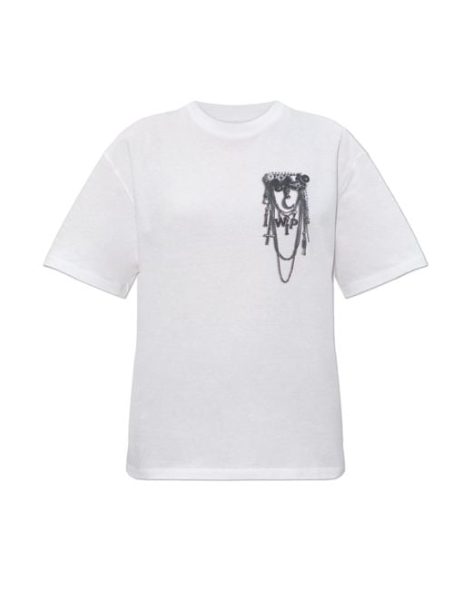 Carhartt White T-Shirt With Print