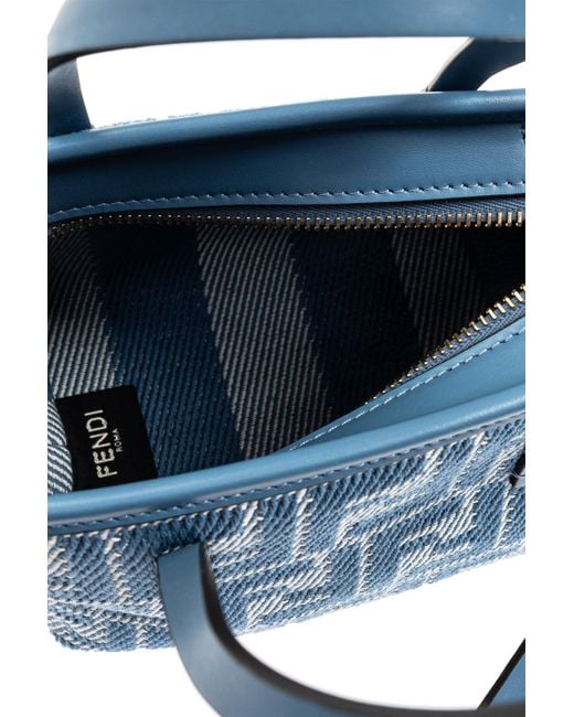 Fendi Blue Handbag Roll Mini
