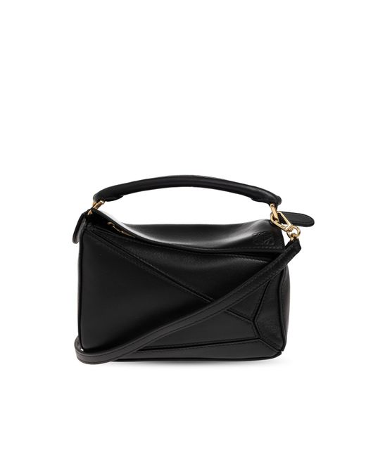 Loewe Black Puzzle Mini Bag