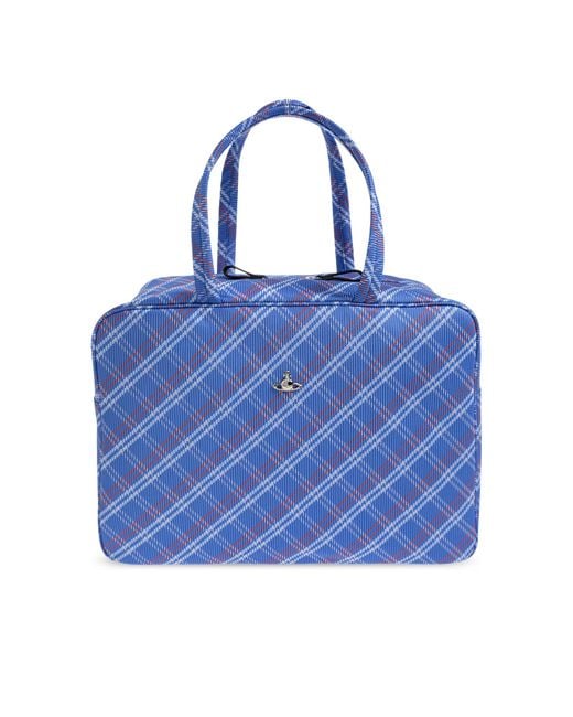 Vivienne Westwood Blue 'Jim' Cabin Bag