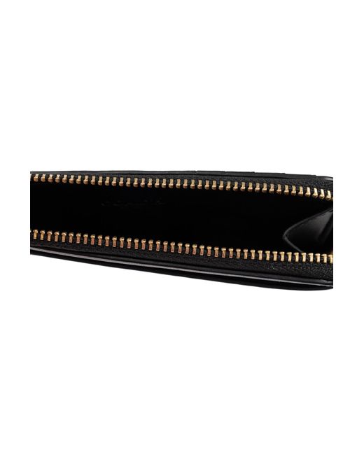 COACH Black Leather Card Case