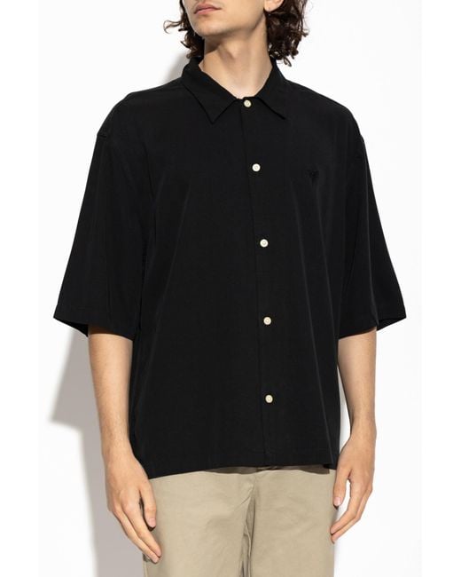 AllSaints Black Shirt 'Rialot' for men